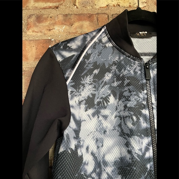 Alala Palm Shadow Mesh Bomber Neoprene Jacket🖤 - Picture 6 of 13